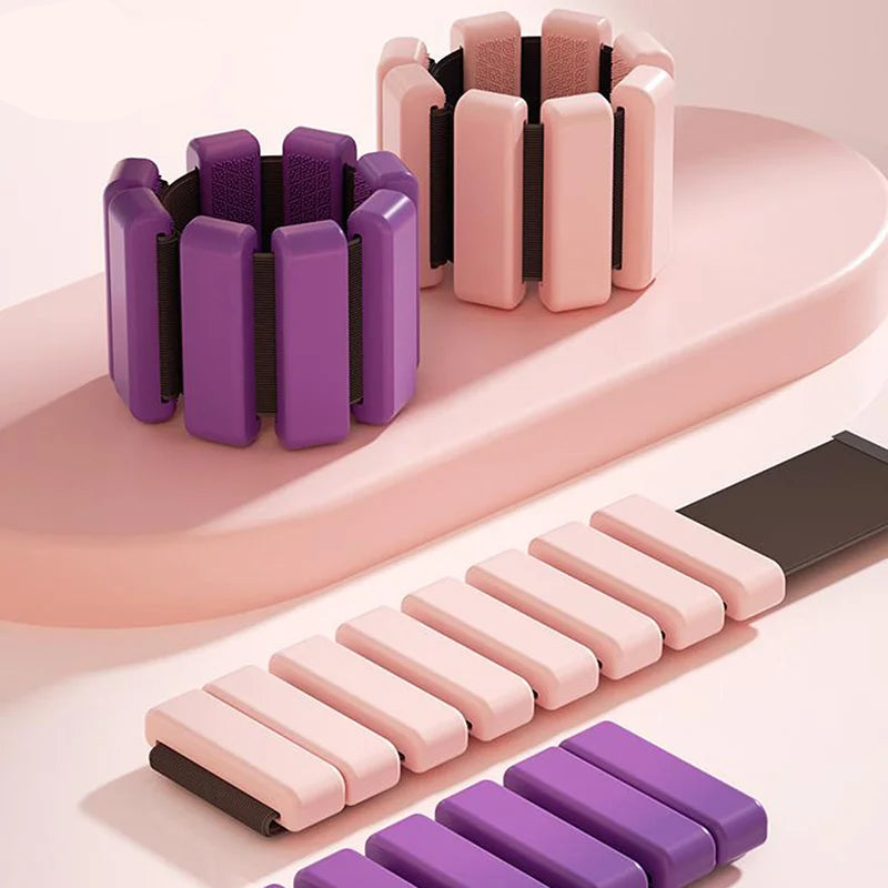 Adjustable 450g Wrist Weights for Pilates & Fitness Workouts