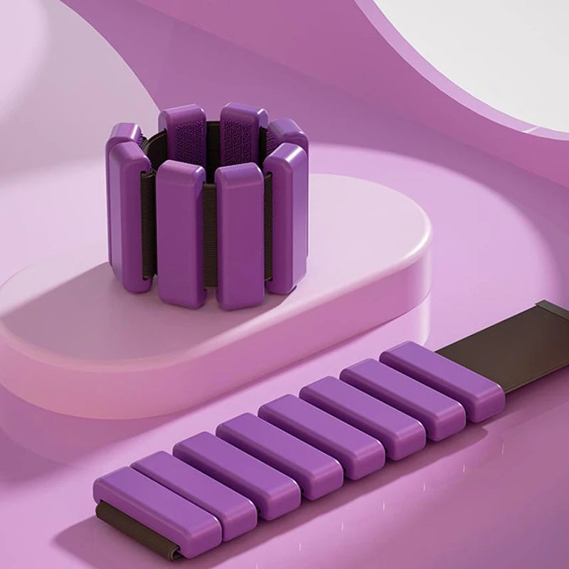 Adjustable 450g Wrist Weights for Pilates & Fitness Workouts