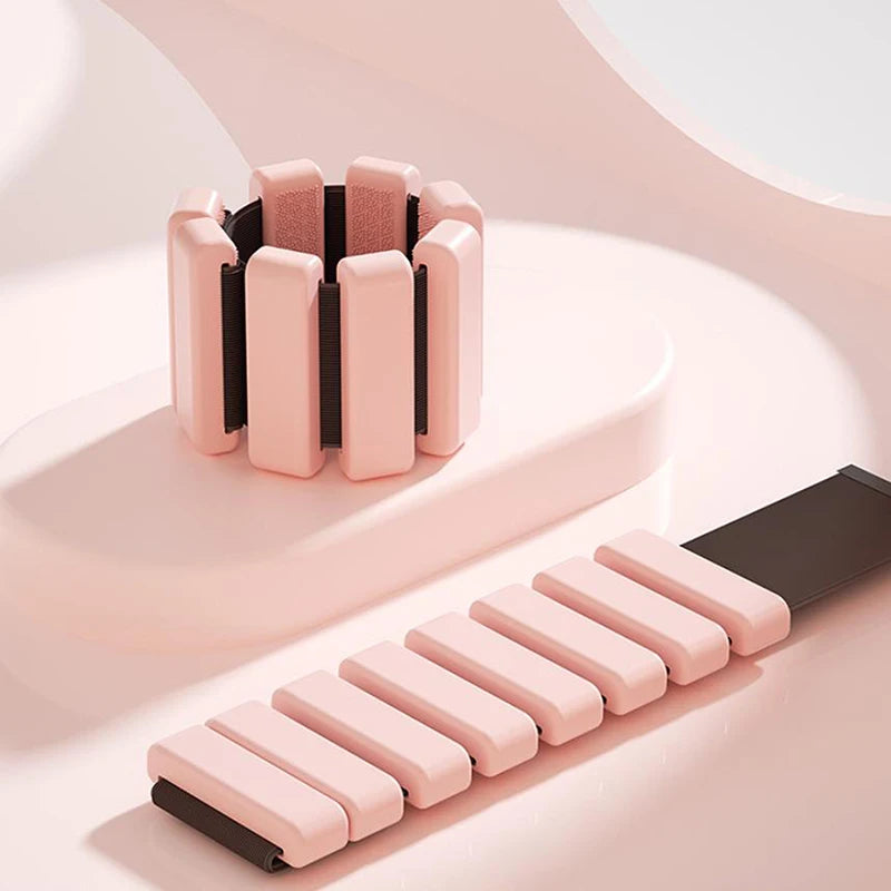 Adjustable 450g Wrist Weights for Pilates & Fitness Workouts