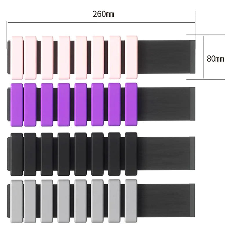 Adjustable 450g Wrist Weights for Pilates & Fitness Workouts