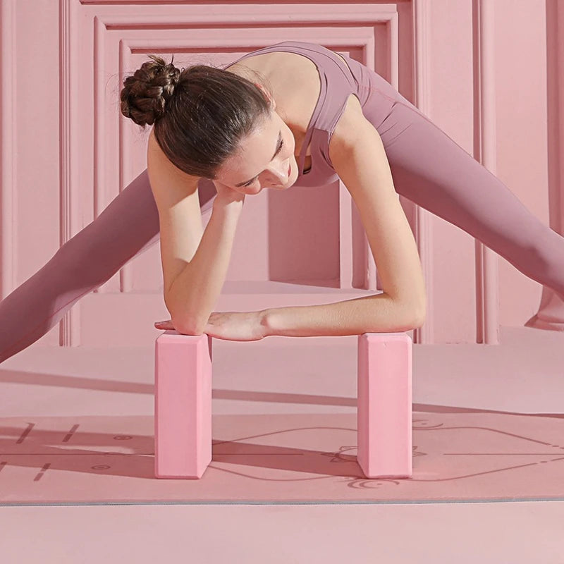 Colored EVA Yoga Block Set 2PCS