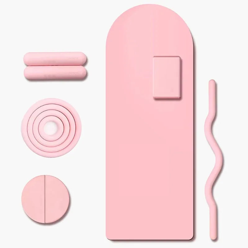 Complete Pilates Fitness Set: Ball, Weights, Mat & Accessories