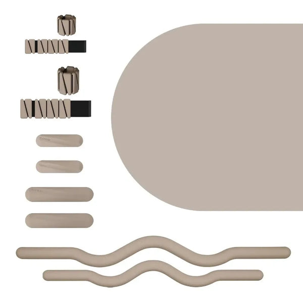 Eco-friendly Non-slip Form Haus Pilates Yoga Mat Set