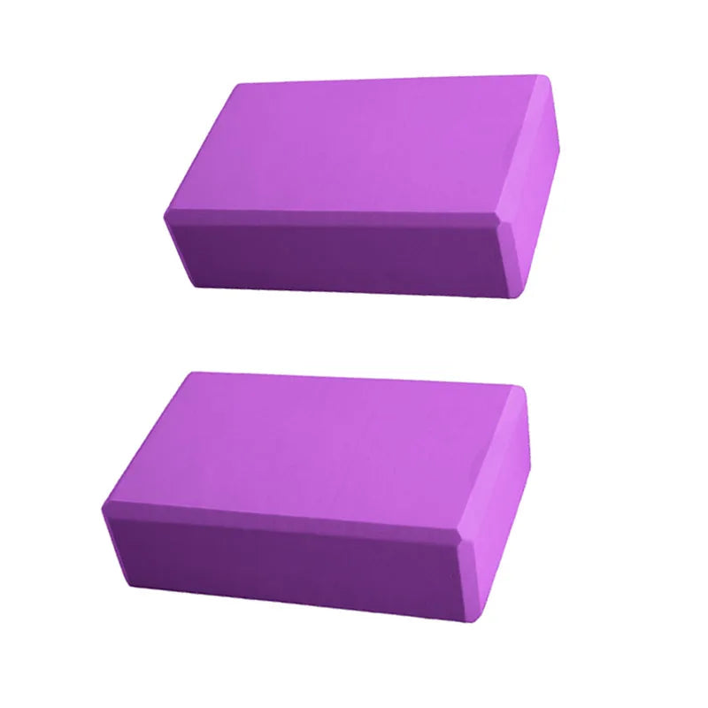 Colored EVA Yoga Block Set 2PCS