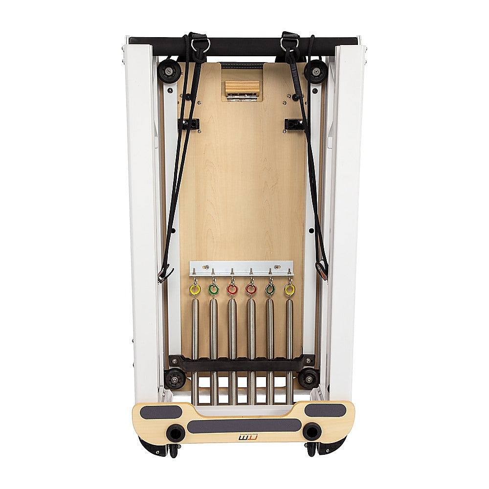 Folding Pilates Reformer Machine – Home Workout Bed for Full Body Fitness Training