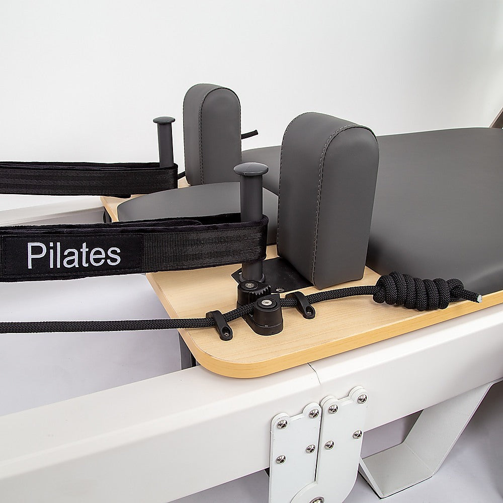 Folding Pilates Reformer Machine – Home Workout Bed for Full Body Fitness Training